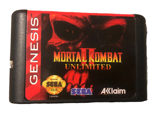 Mortal Kombat II Unlimited Sega Genesis Video Game