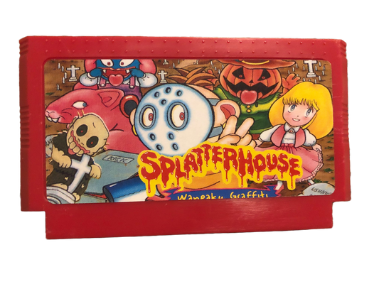 Splatterhouse Japanese Nintendo Famicom Video Game