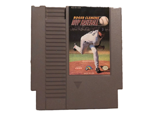 Roger Clemens' MVP Baseball Nintendo NES Video Game
