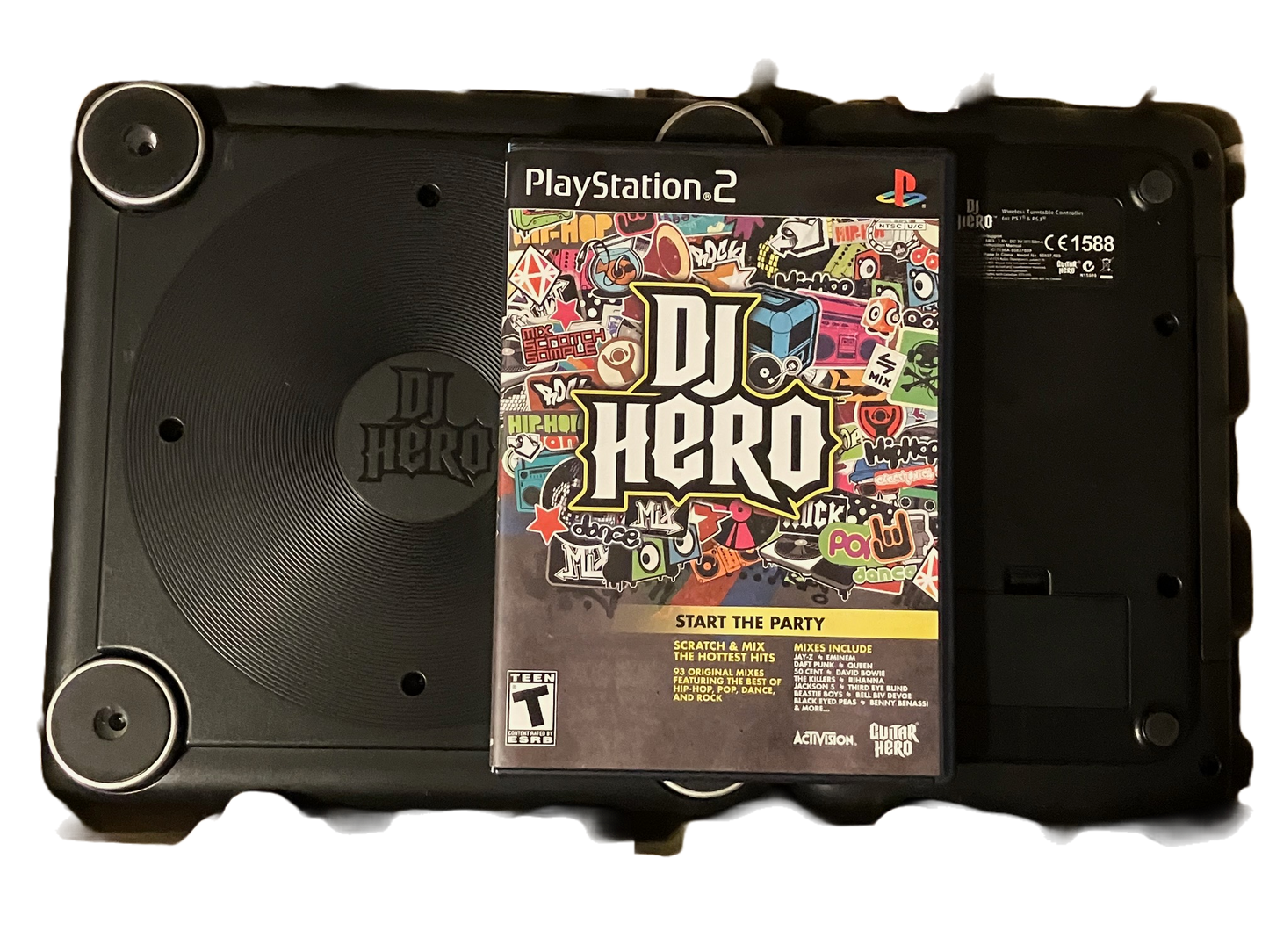 DJ Hero Sony PlayStation 2 PS2 Complete