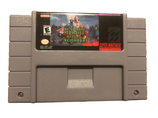 Oh No! More Zombies Ate My Neighbors Super Nintendo SNES Video Game