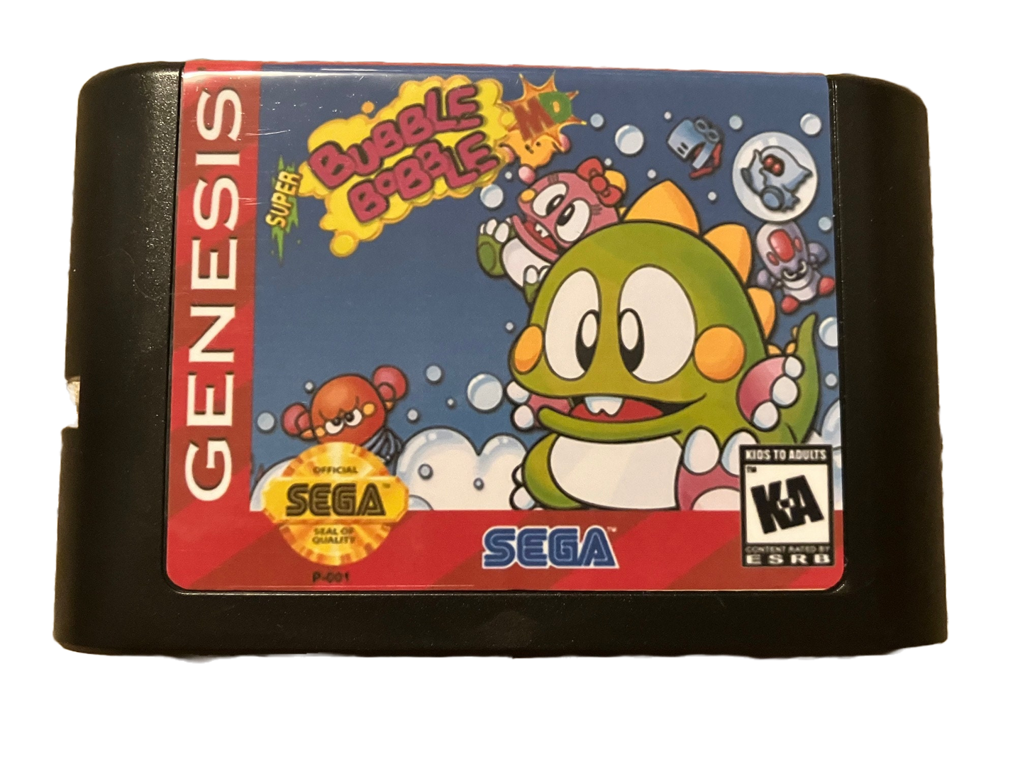Super Bubble Bobble MD Sega Genesis Video Game.