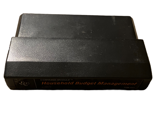 Household Budget Management TI99 Video Game