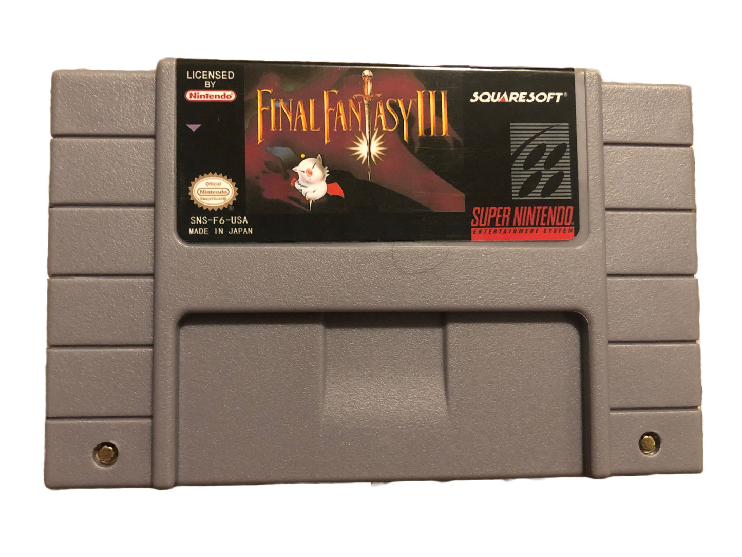 Final Fantasy III 3 Super Nintendo SNES Video Game