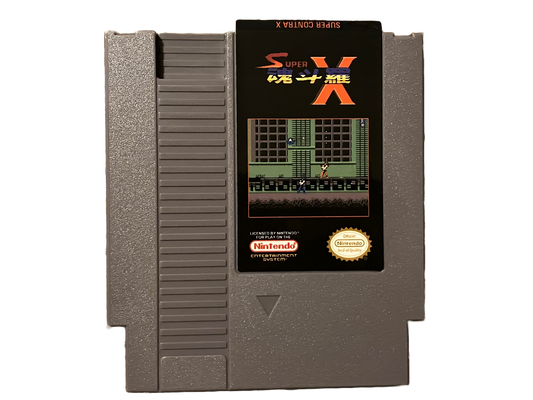 Super Contra X Nintendo NES Video Game