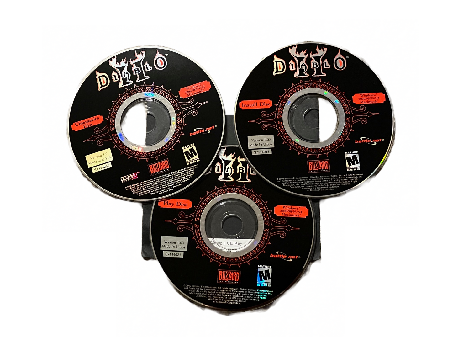 Diablo II PC CD Rom Game.