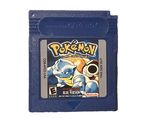 Pokemon Blue Full Color Version Nintendo Game Boy Color Video Game
