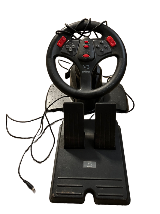 InterAct V3 Racing Wheel and Pedals Sv-280 for Windows and DOS Games