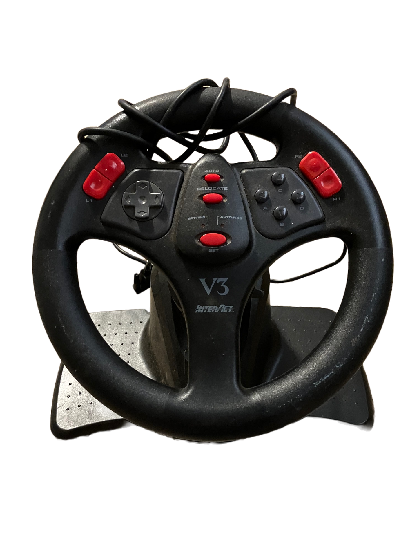 InterAct V3 Racing Wheel and Pedals Sv-280 for Windows and DOS Games
