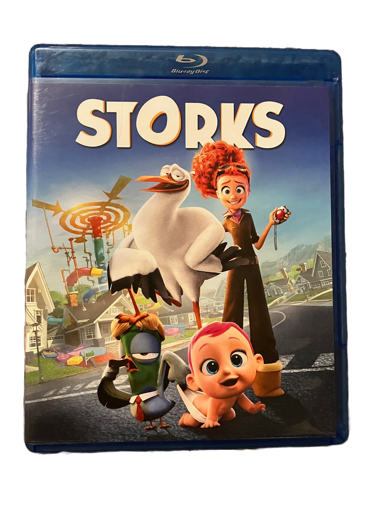 Storks Used Blu Ray Movie.