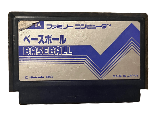 Baseball Japanese Nintendo Famicom Video Game