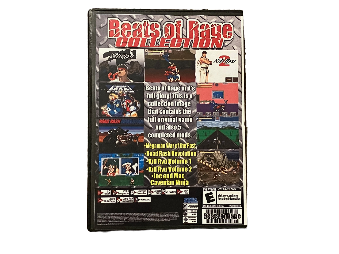 Beats of Rage Collection Sega Dreamcast Game
