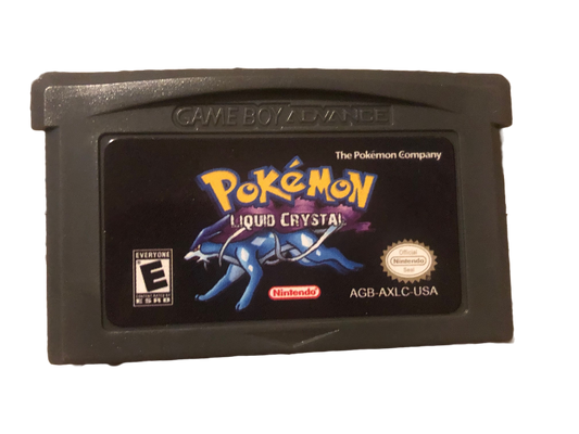 Pokemon Liquid Crystal Nintendo Game Boy Advance GBA Video Game