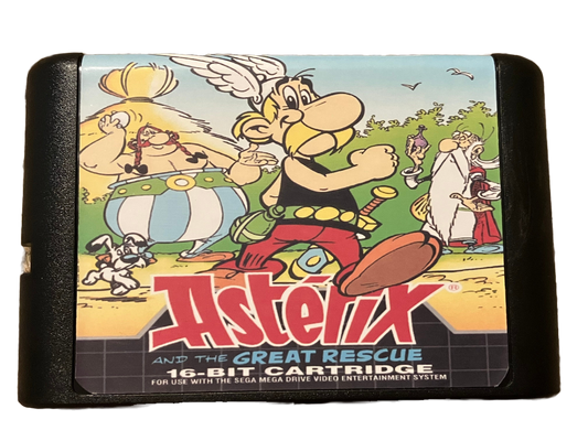Asterix and the Great Rescue Sega Genesis Video Game