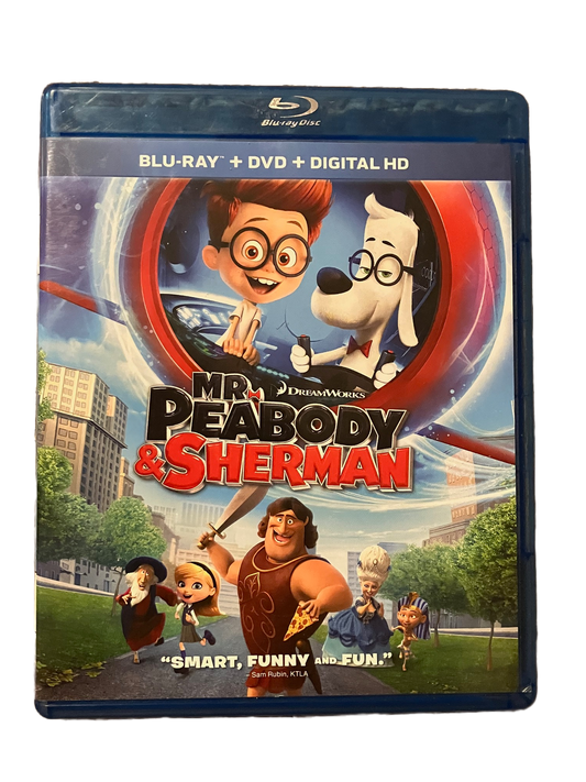 Mr. Peabody & Sherman Used Blu Ray Movie.