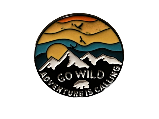 Go Wild Adventure Enamel Pin