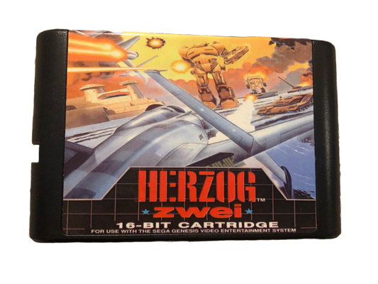 Herzog Zwei Sega Genesis Video Game
