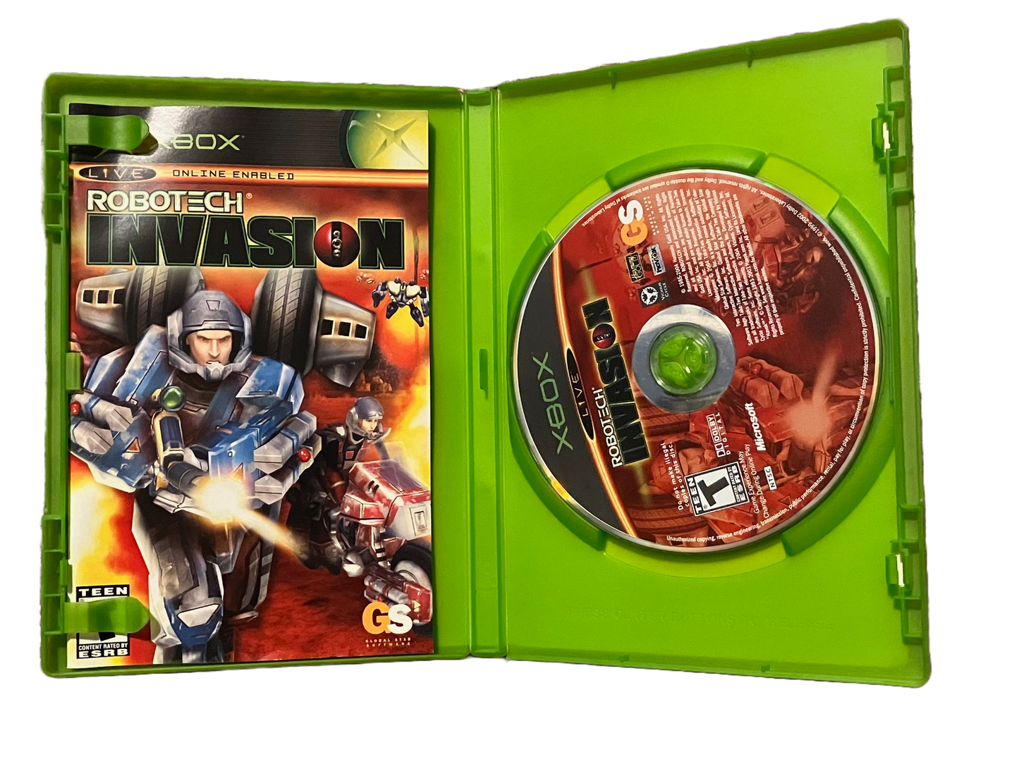 Robotech Invasion Original Xbox Complete