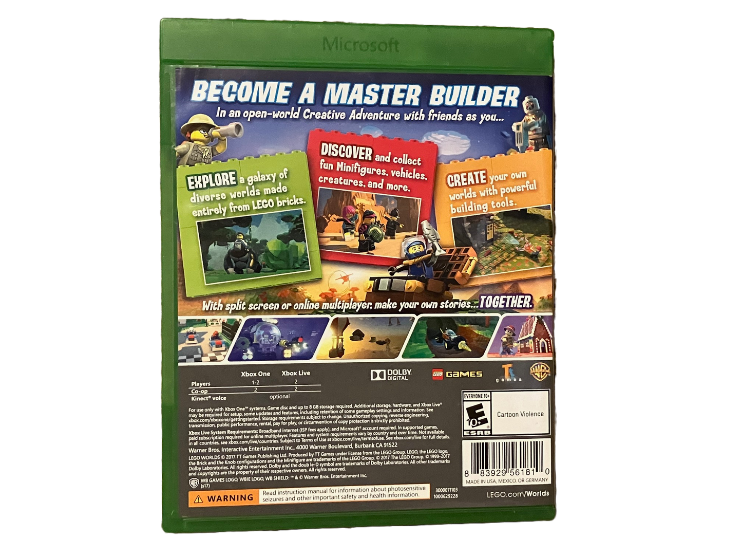 Lego Worlds Xbox One Game