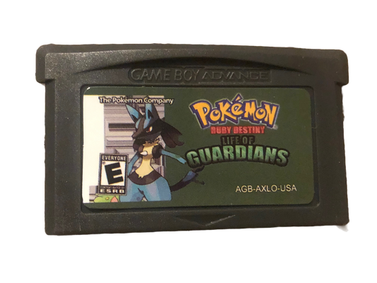 Pokémon Ruby Destiny Life of Guardians Nintendo Game Boy Advance GBA Video Game
