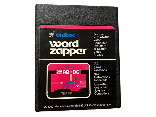 Word Zapper Atari 2600 Video Game