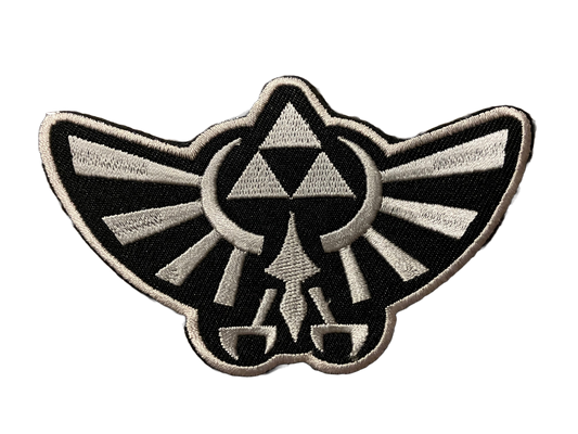 Legend of Zelda Silver Tri Force Patch