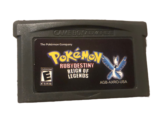 Pokémon Ruby Destiny Reign of Legends Nintendo Game Boy Advance GBA Video Game