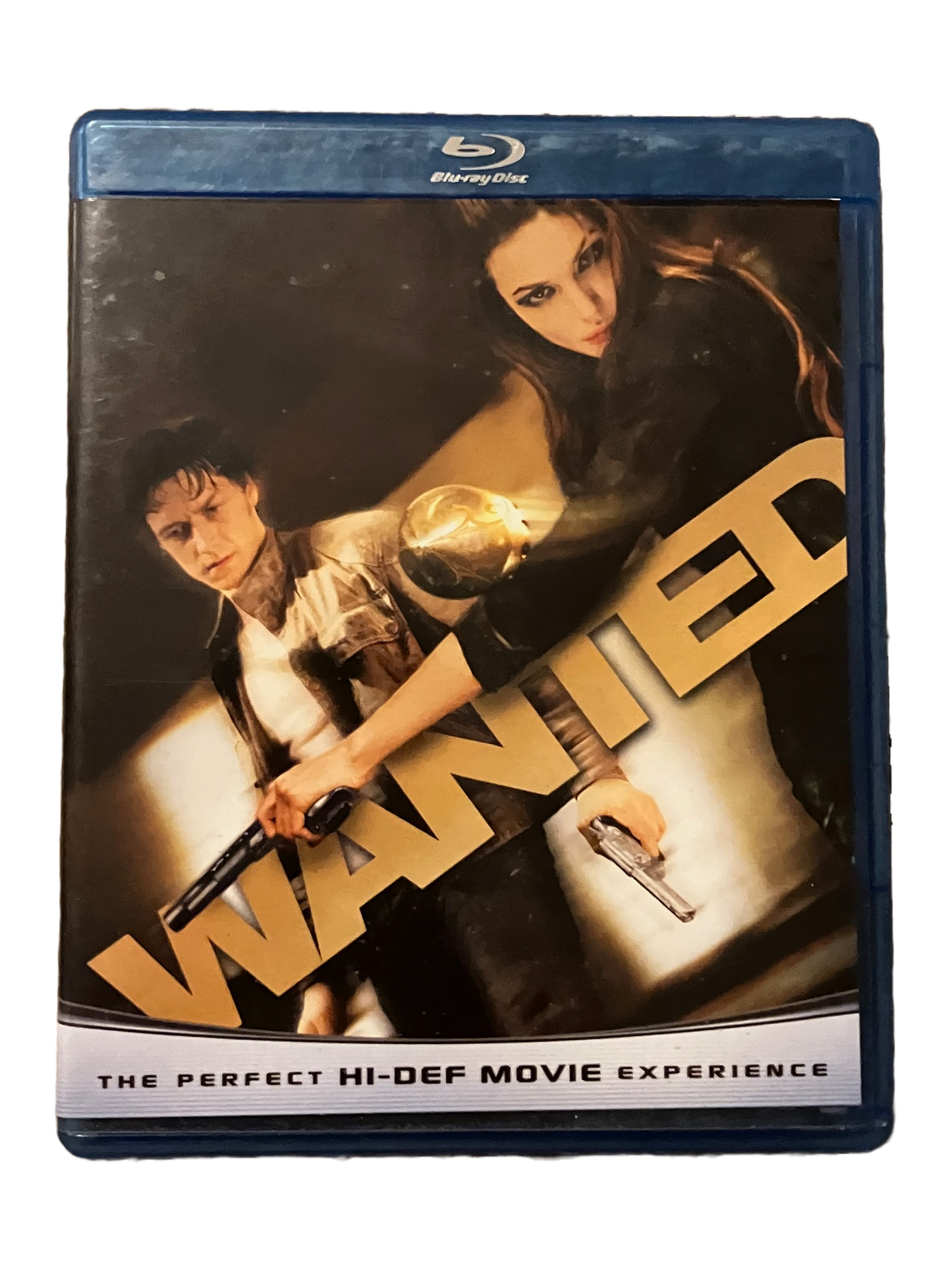 Wanted Used Blu Ray Movie.