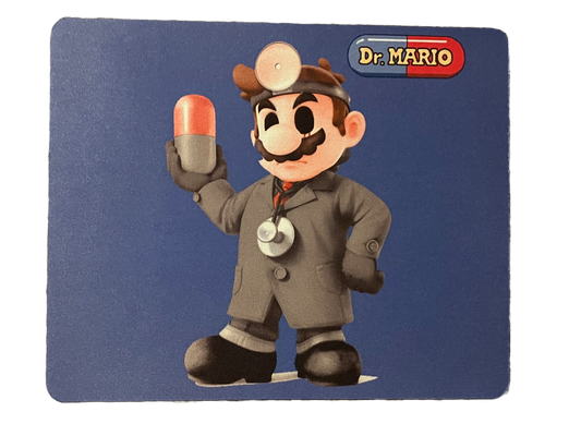Dr. Mario Custom Mouse Pad