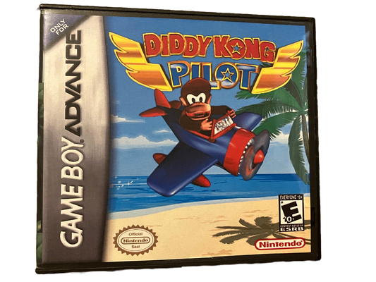 Diddy Kong Pilot Nintendo Game Boy Advance GBA Video Game