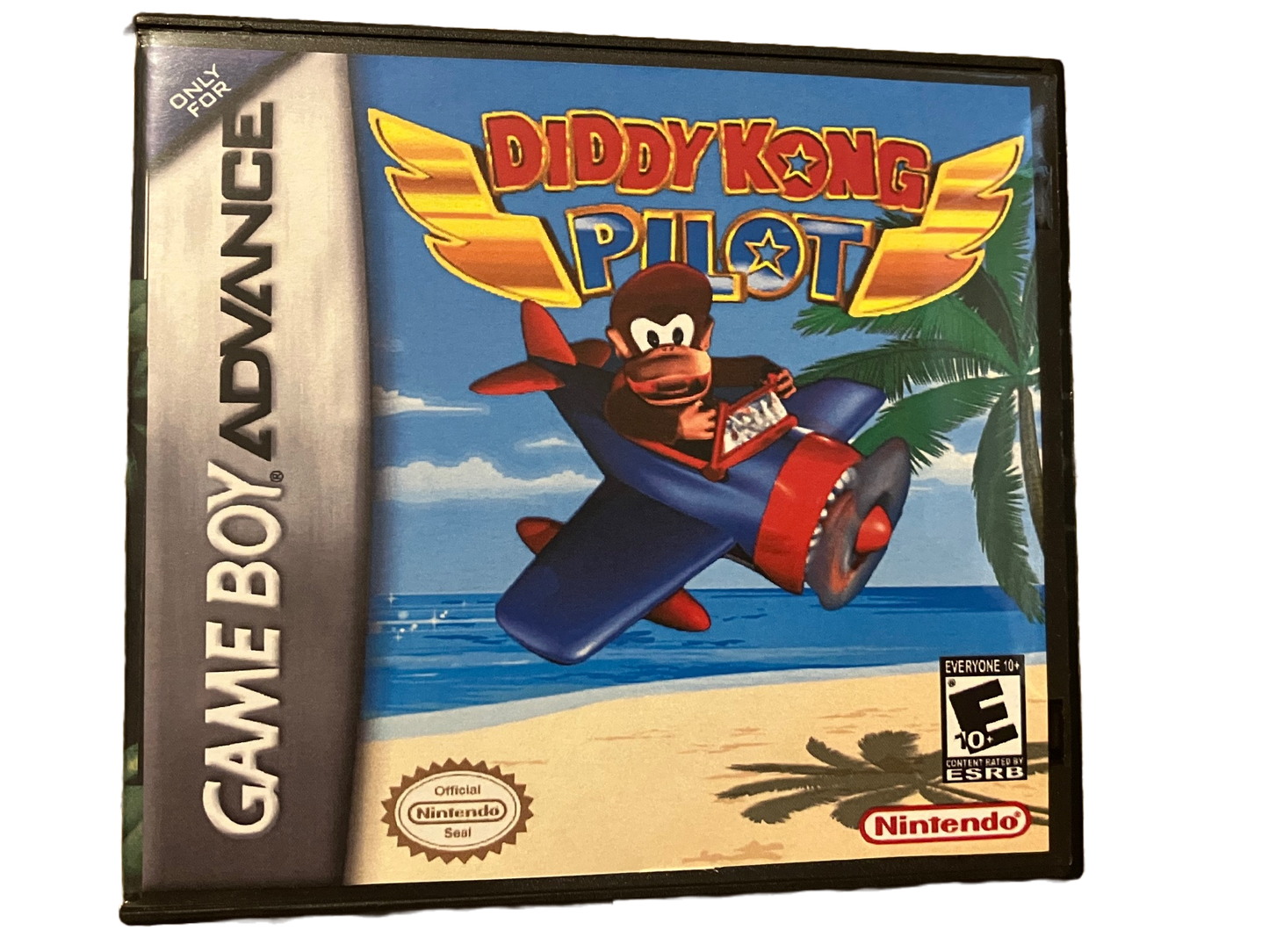Diddy Kong Pilot Nintendo Game Boy Advance GBA Video Game