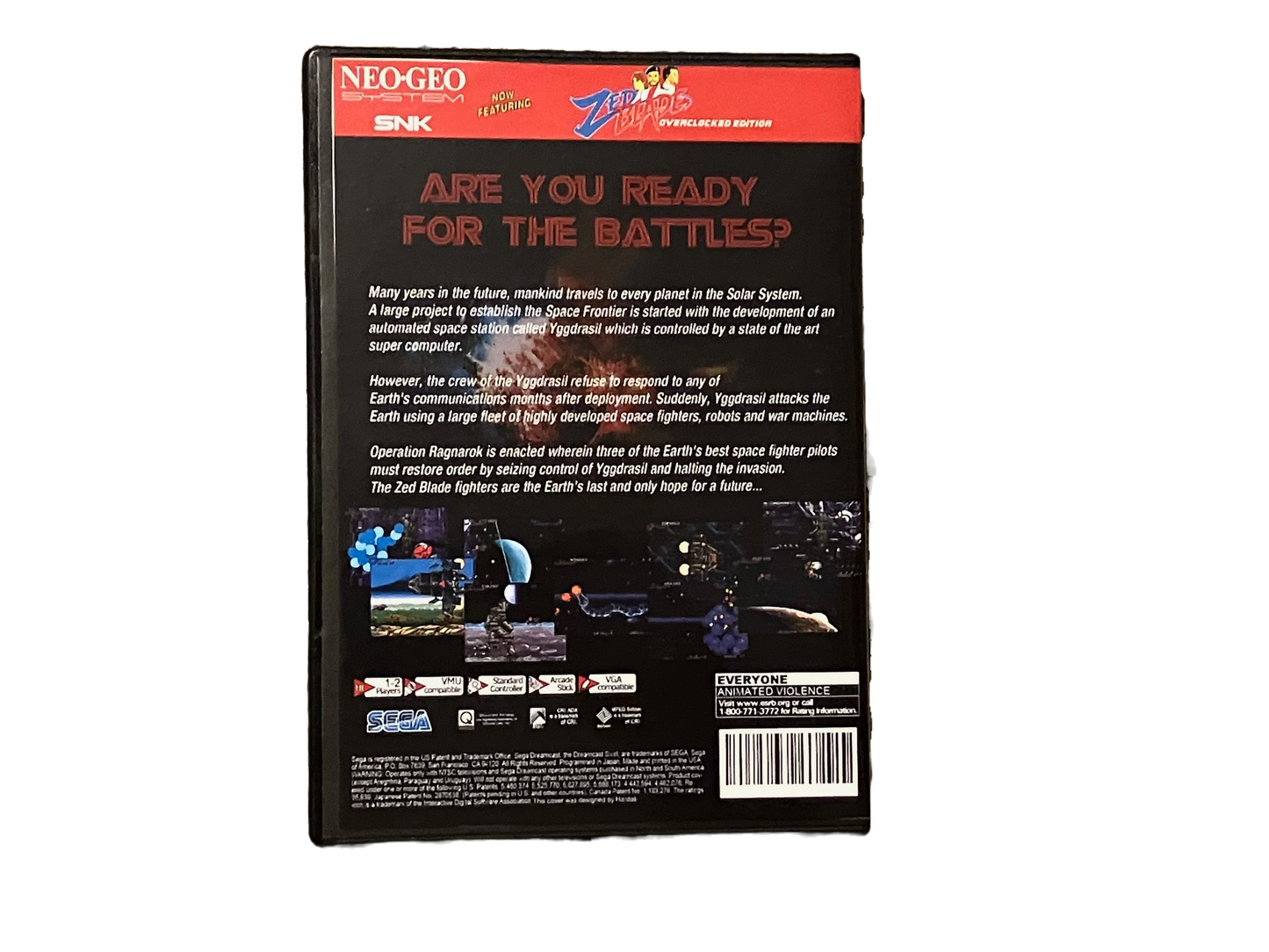 Zen Blade Sega Dreamcast Game