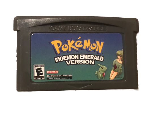 Pokemon Moemon Emerald Nintendo Game Boy Advance GBA Video Game