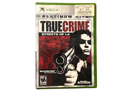 True Crime Streets of L.A. Original Xbox Complete
