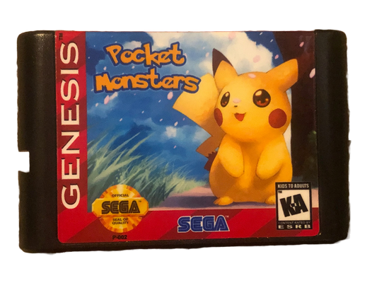Pocket Monsters Sega Genesis Video Game