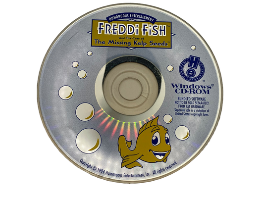 Freddi Fish and The Case of the Missing Kelp Seeds PC CD Rom Game Disc Only.