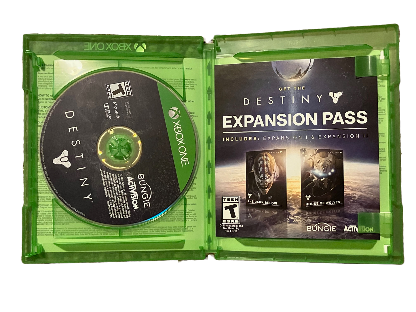 Destiny Microsoft Xbox One Complete.