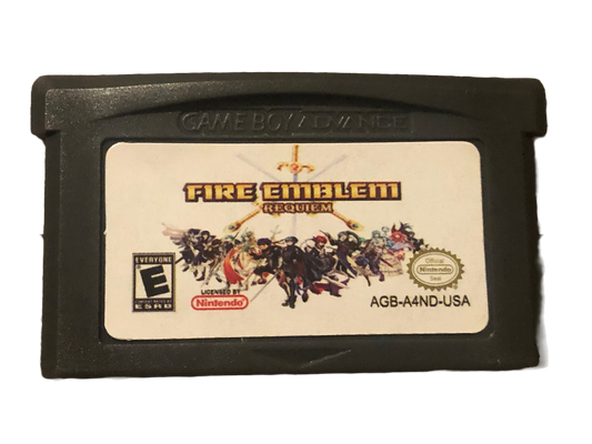 Fire Emblem Requiem Nintendo Game Boy Advance GBA Video Game
