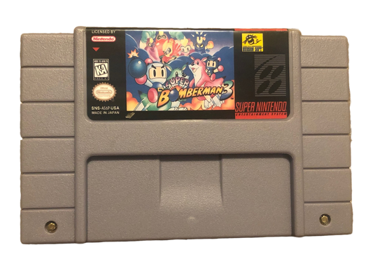 Super Bomberman 3 Super Nintendo SNES Video Game