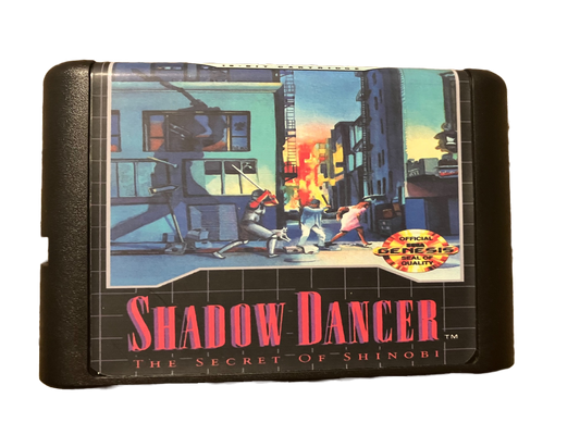 Shadow Dancer The Secret of Shinobi Sega Genesis Video Game