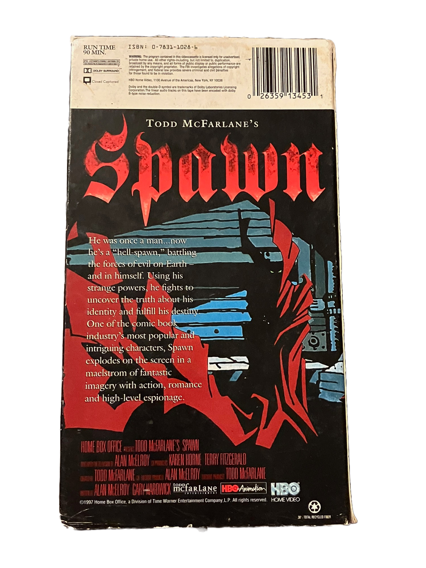 Spawn Used VHS Movie