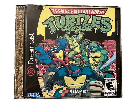 Teenage Mutant Ninja Turtles Arcade Game Sega Dreamcast Game
