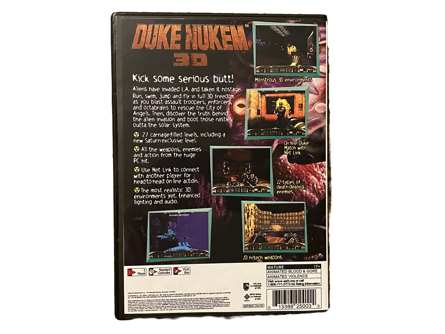 Duke Nukem 3D Duke it Out on DC Sega Dreamcast Game