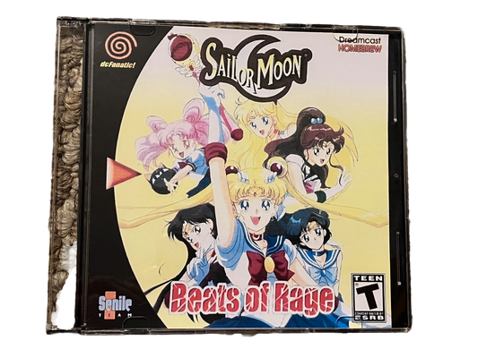 Sailor Moon Plus Beats of Rage Sega Dreamcast Game