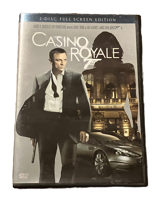 Casino Royale Used DVD Movie. James Bond. Daniel Craig