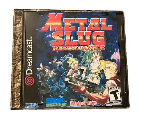 Metal Slug Resistance Sega Dreamcast Game