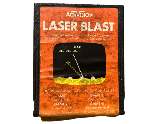 Laser Blast Atari 2600 Video Game