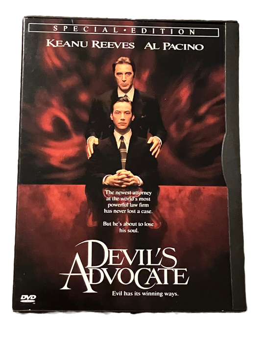 Devil's Advocate Used DVD Movie. Keanu Reeves & Al Pacino