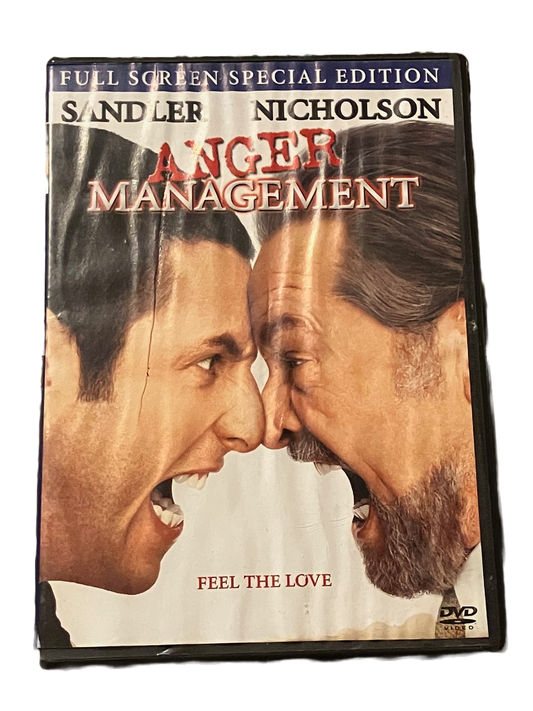 Anger Management Used DVD Movie. Adam Sandler & Jack Nicholson