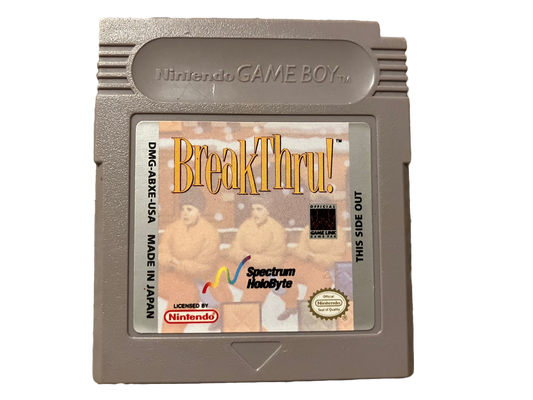 Breakthru! Nintendo Game Boy Video Game